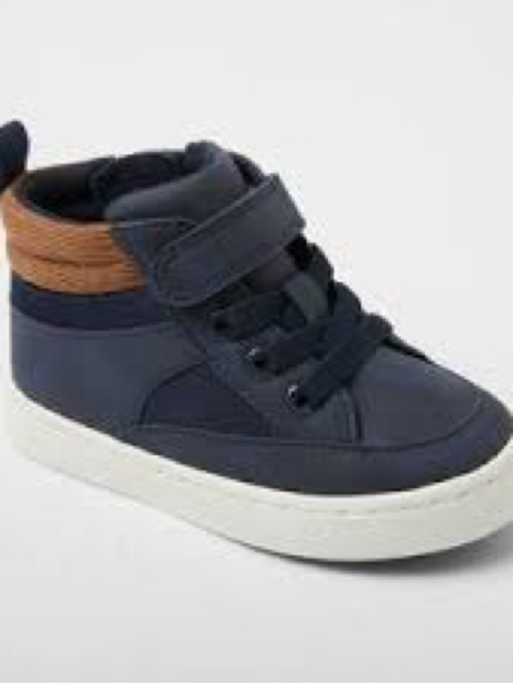 Cat and Jack Aidan Navy Sneaker Boots - 7T